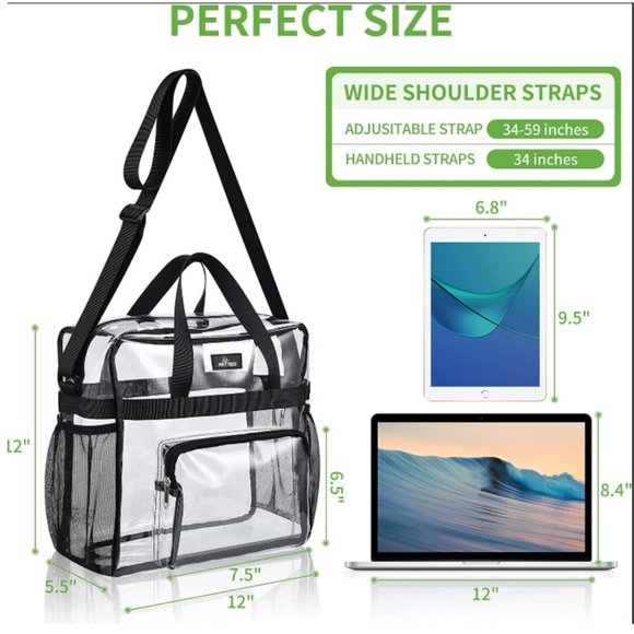 Transparent Waterproof PVC Tote Bag - Picture 4 of 4